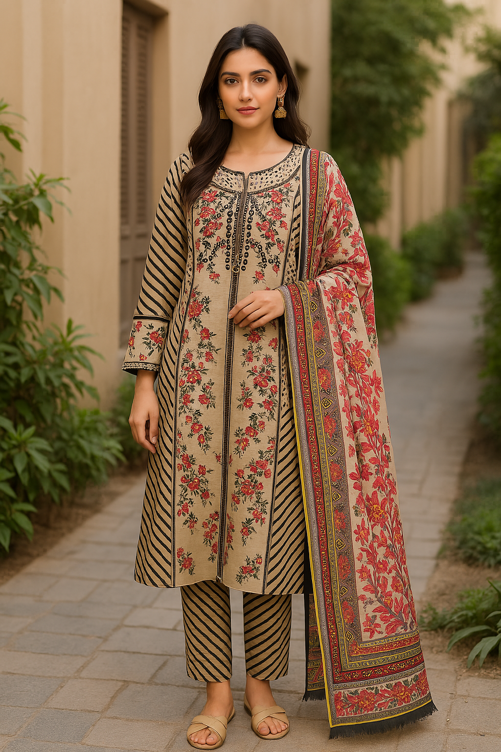 Cotton 3 pice  Print