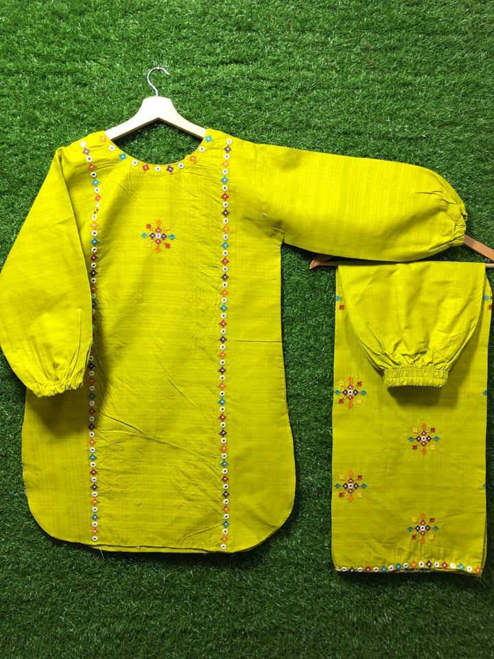 Radiant Yellow Embroidered Kurta Set