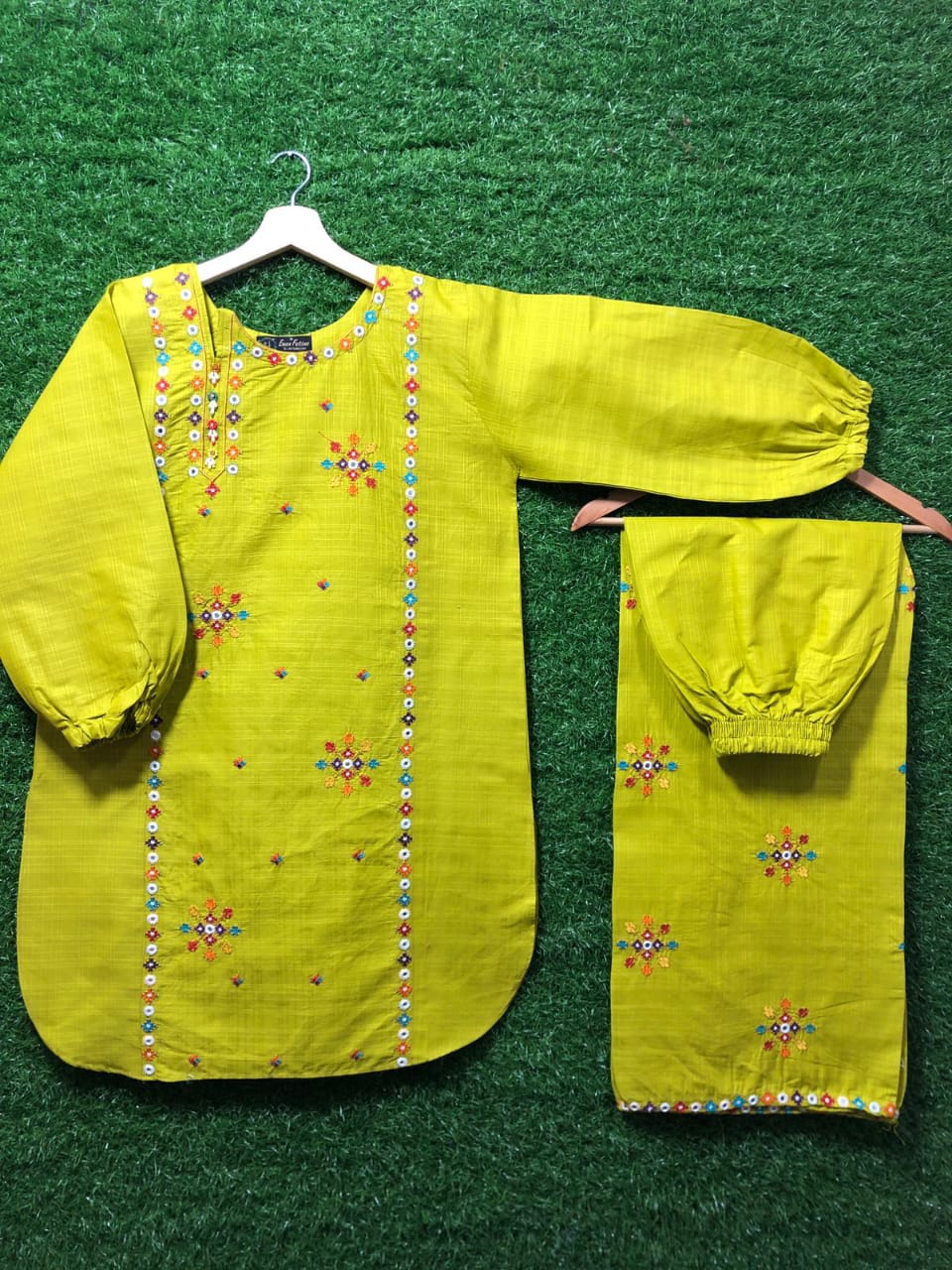 Radiant Yellow Embroidered Kurta Set