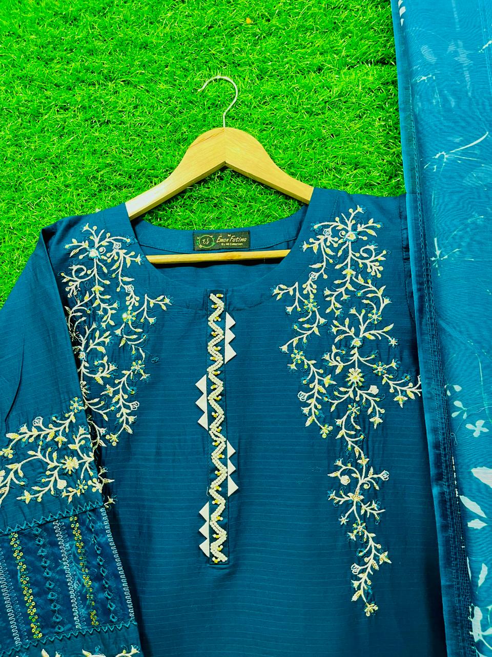 Cotton Embroidery 3 piece