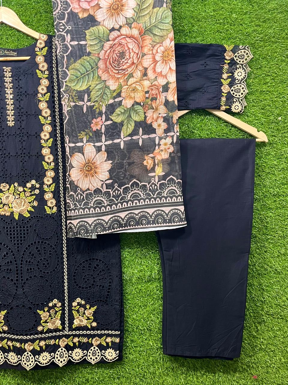 Cottan Embroidery 3 piece