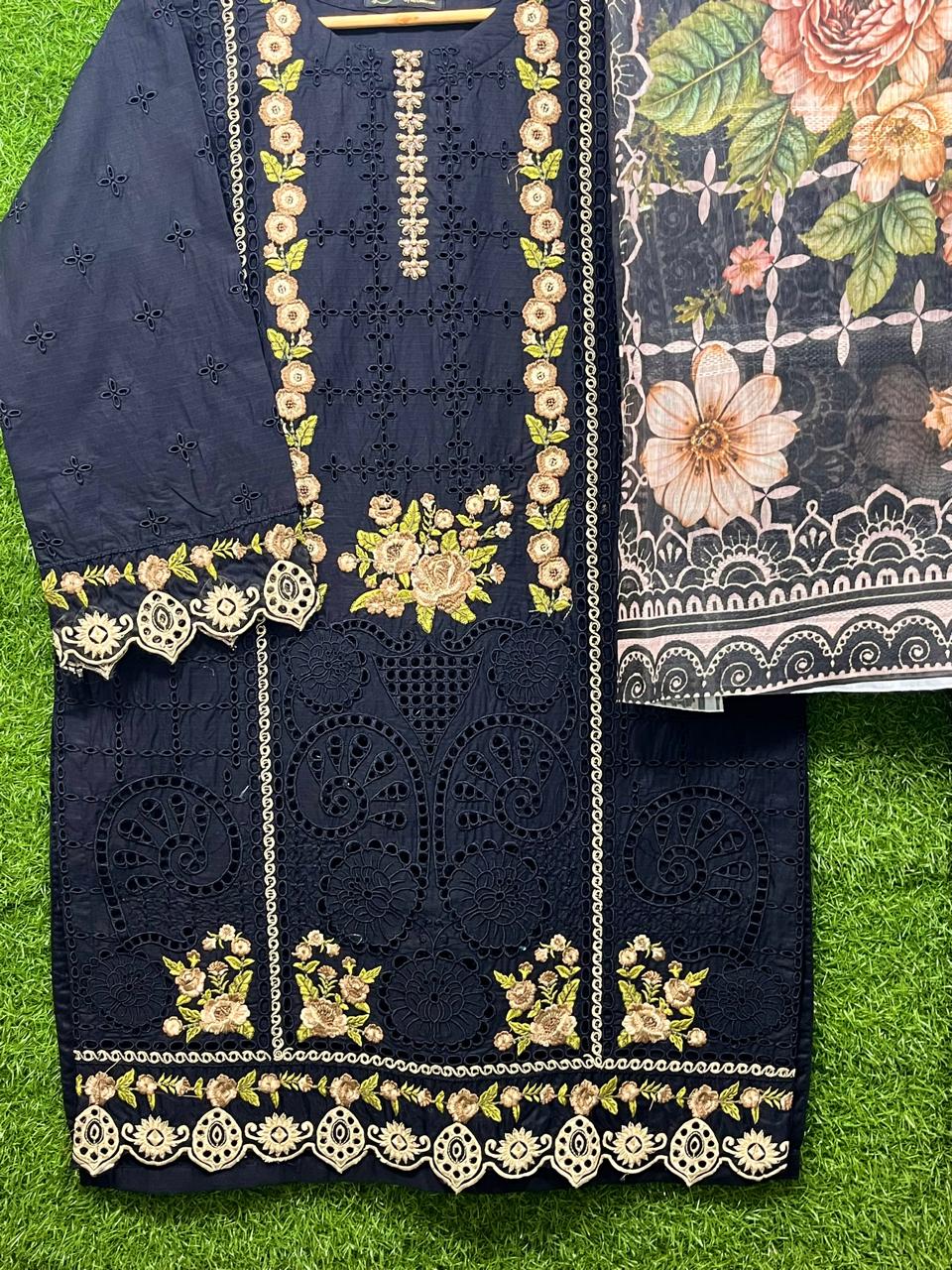 Cottan Embroidery 3 piece