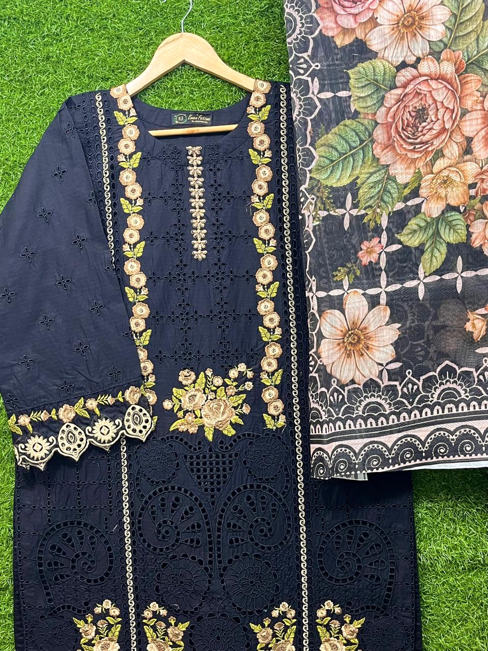 Cottan Embroidery 3 piece