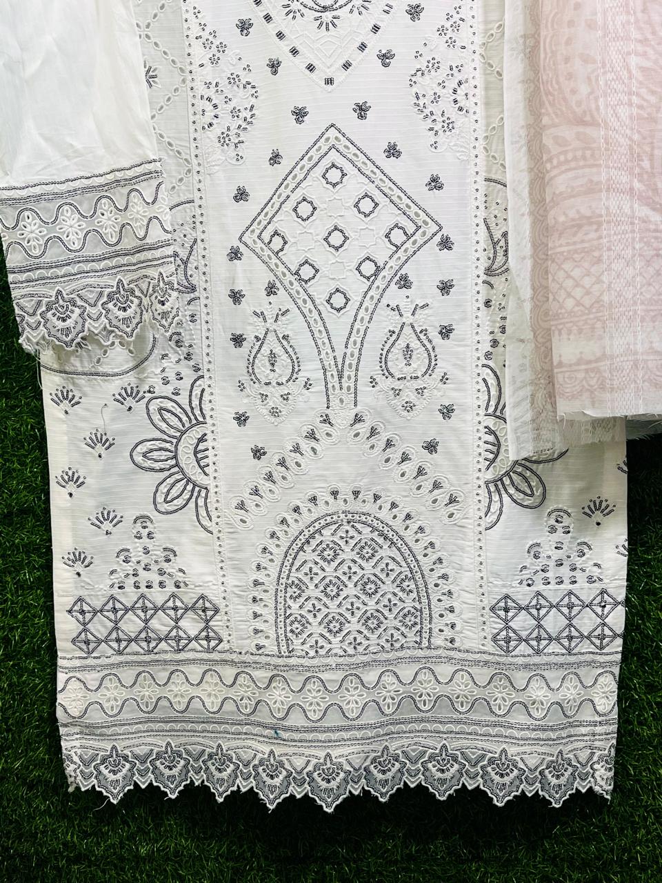 Cottan  Embroidery 3 Peice