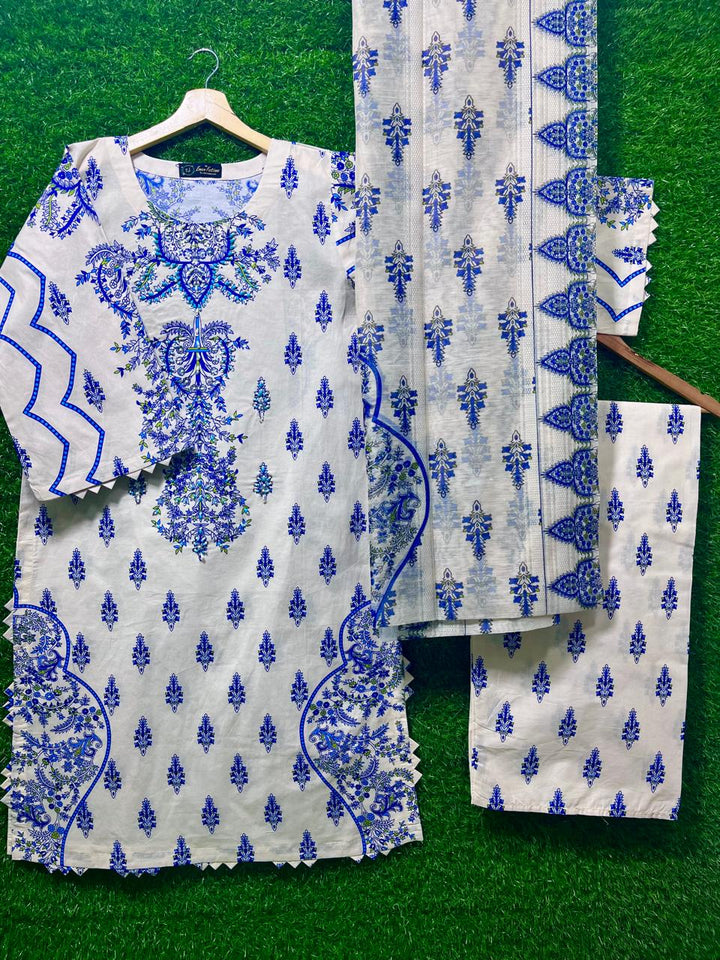 Cottan Print 3 Pice