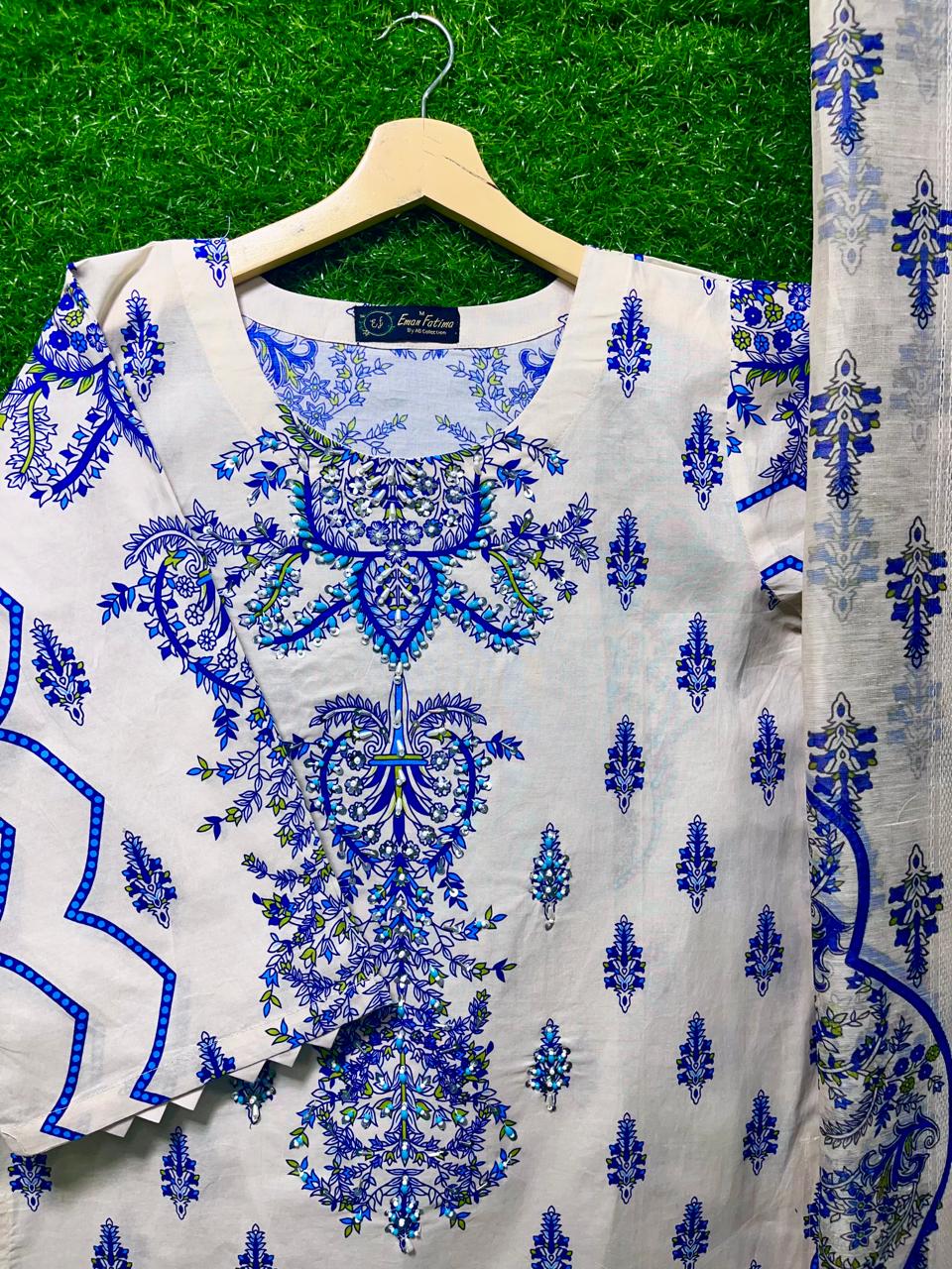 Cottan Print 3 Pice