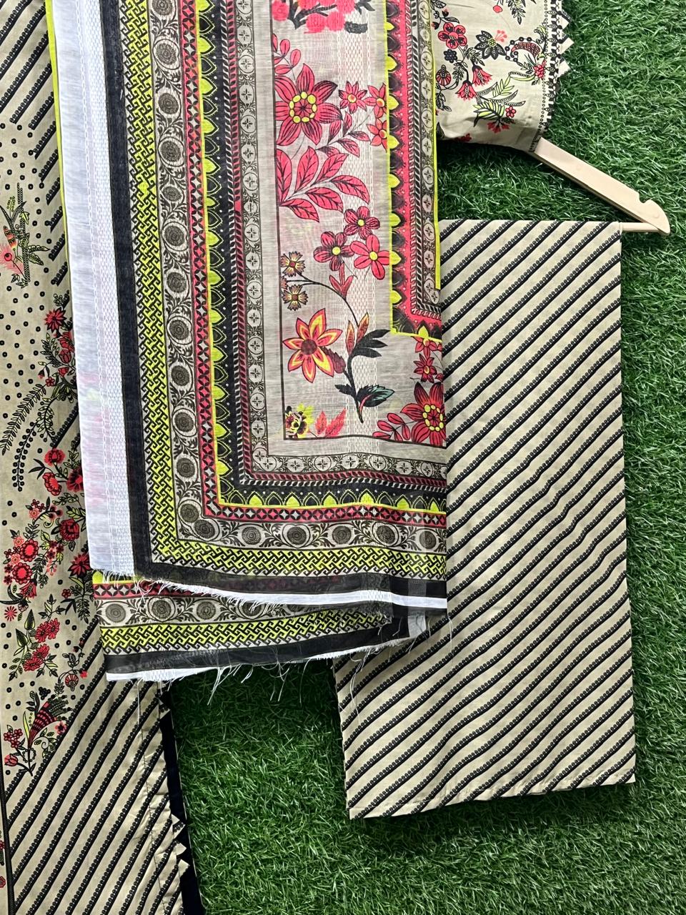 Cotton 3 pice  Print