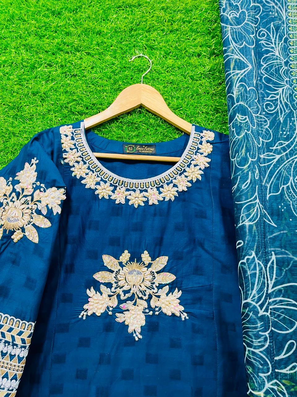 Cotton Embroidery 3 Piece