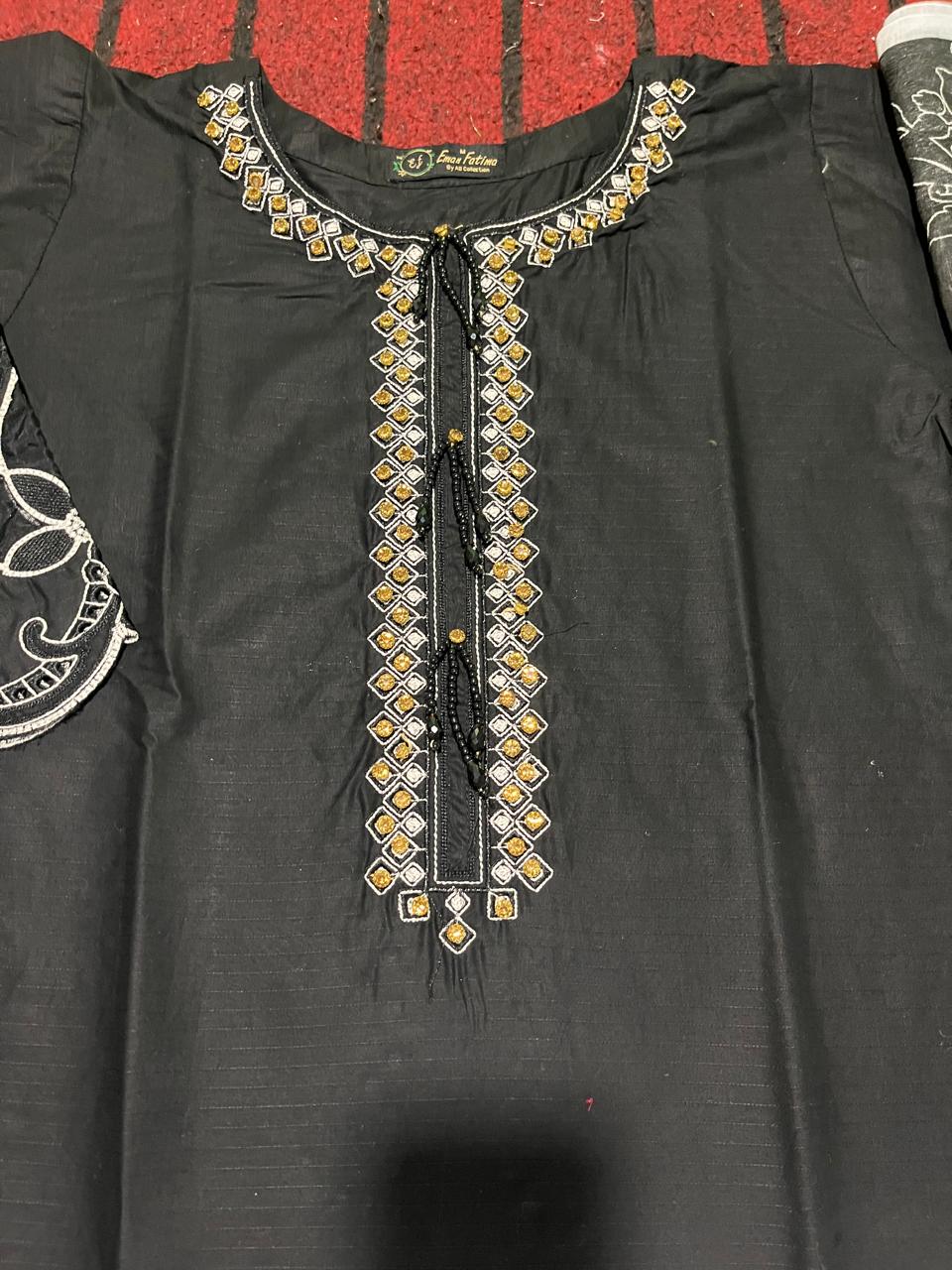 Cotton Embroidery 3 piece