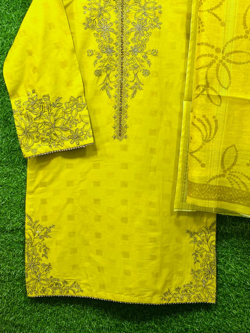 Cotton Embroidery 3 piece Ladu Pela