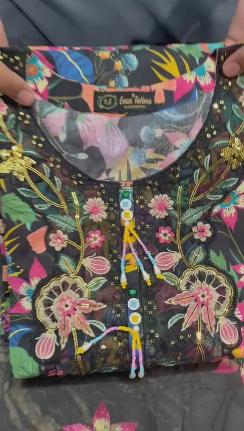 Cotton Embroidery 3 piece