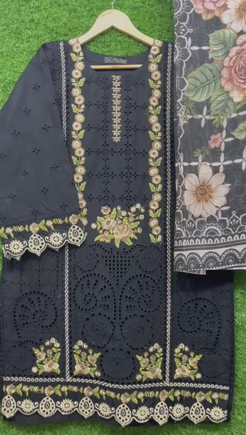 Cottan Embroidery 3 piece