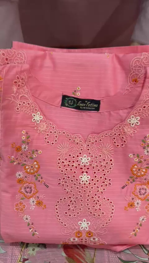 Cotton Embroidery 3 Piece